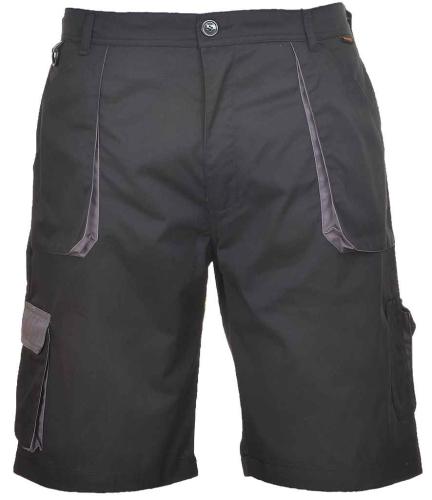 Portwest Texo Contrast Shorts - BLK - XXL